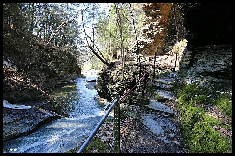 Eagle Cliff Falls via Cascadilla u. She Qua ga Falls